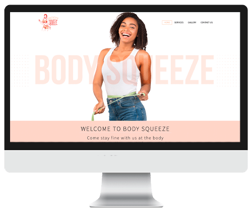 Body Squeeze Website Designed by Infinite Creations Atlanta