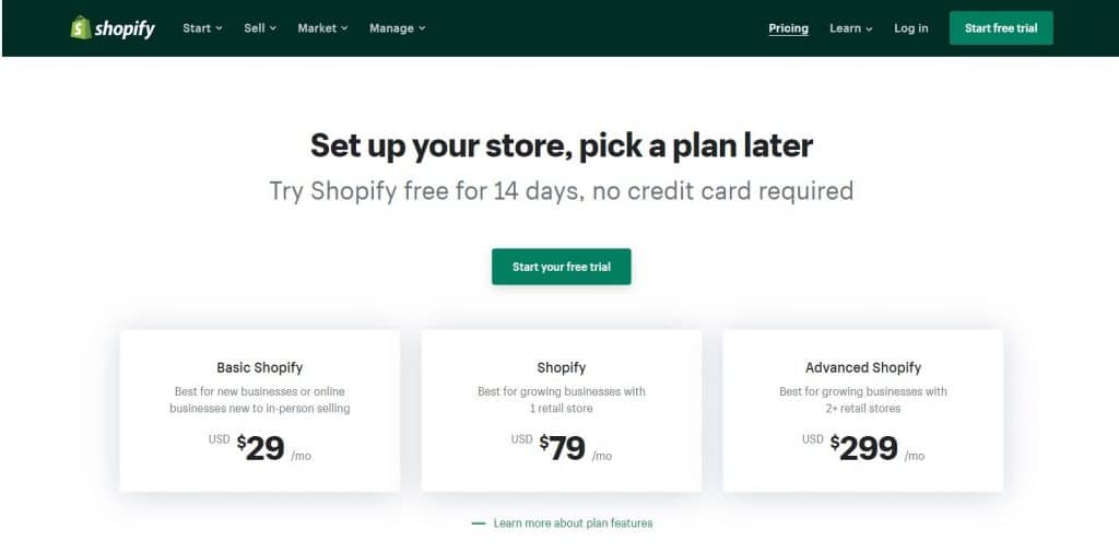 Shopify Pricing - Infinite Creations Atlanta