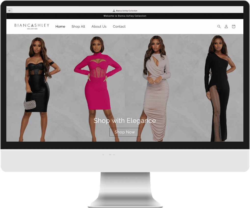 Bianca Ashley Collection website