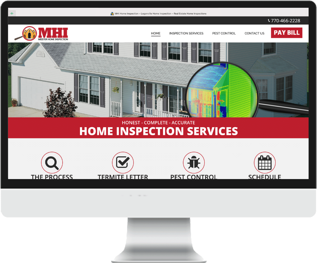 MHI Home Inspection website